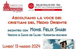 Der irakische Bischof Mons. Felix Shabi besucht Legnano