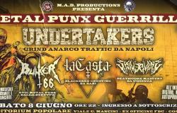 Metal Punx Guerrilla: in Cosenza mit UNDERTAKERS, BUNKER 66, LaCASTA und STRIKE AVENUE
