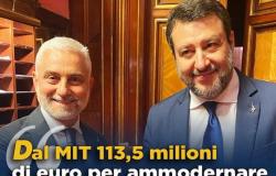 „113,5 Millionen zur Bekämpfung der Wasserausbreitung. Danke Salvini“