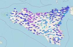 Schlechtes Wetter, Regen vertreibt die Dürre in ganz Sizilien