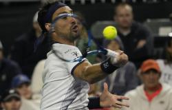 ATP Rom 2024, zeitloser Fabio Fognini. Der Ligurer siegt bei seinem Debüt gegen den Briten Evans