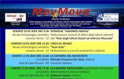 Die nächsten Μου&Μουσ-Veranstaltungen finden zwischen Lamezia, Castella und Monasterace statt