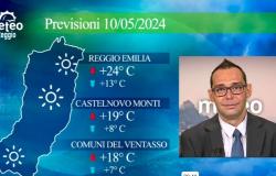 Reggio Emilia, die Wettervorhersage für Freitag, 10. Mai 2024 Reggioline -Telereggio – Aktuelle Nachrichten Reggio Emilia |