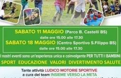 Brescia, im Parco Castelli „Gemeinsam dem Ziel entgegen. Der Sport steht auf dem Spiel“