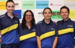 Das Damen-Tischtennisteam Apuania Carrara träumt in den Play-offs von der A1