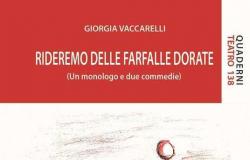 „Wir werden über goldene Schmetterlinge lachen“, stellt Giorgia Vaccarelli ihr Buch in L’Aquila vor