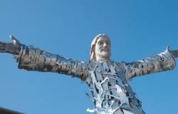 Verona: Der Christus der Umarmung wird vom Papst gesegnet und nach Jerusalem gehisst: „Symbol des Friedens“
