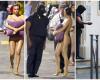 Der schockierende Look von Kanye West und Bianca Censori in Mailand: Sie mit dem durchsichtigen Trainingsanzug (und einem Kissen vor ihren Brüsten), er mit einem T-Shirt vor dem Gesicht