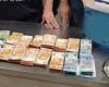 Devisenhandel, eine Million Euro am Flughafen Fiumicino beschlagnahmt