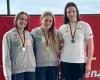 Schwimmen: Giovanelli Gold und Bronze in Deutschland; Bronzesatin in Mailand. Rookies 16 Medaillen bei Provinzmeisterschaften