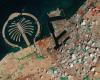 Die Überschwemmung in Dubai von Satelliten aus gesehen – Erde und Pole
