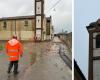 Schlechtes Wetter im Piemont, Blitz beschädigt den Glockenturm in Morano sul Po