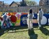 Mit dem Frühjahrsputz in Monza entstand in der Unterführung der Via Durini das Wandgemälde für den Frieden