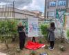 Ein Garten für weibliche Opfer von Gewalt im Namen von Loredana Scalone in Catanzaro, die 2020 von ihrem Partner getötet wurde