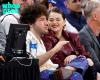 Selena Gomez nimmt mit ihrem Freund Benny Blanco am Spiel der New York Knicks teil