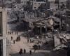 Gaza, Zeltstadt im Bau in Khan Yunis angesichts der Offensive in Rafah. UN fordert unabhängige Untersuchung von Massengräbern