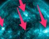 NASA-Video zeigt, wie vier Flares gleichzeitig auf der Sonne ausbrechen und auf die Erde blicken