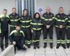 Feuerwehr, das regionale Hauptquartier der Hunde- und Sapr-Einheit wurde in Civitanova eingeweiht. Ein neues Boot wurde zu Wasser gelassen