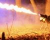 Für 9000 Dollar kann man einen Roboterhund mit Flammenwerfer kaufen, um Feuer zu entfachen