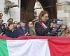 Piacenza. Rede von Bürgermeister Tarasconi am 25. April