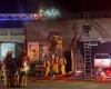 Feuer bricht in einem Raum aus, in dem sich einst ein illegaler Nachtclub befand, im Zentrum der Unruhe in der Nachbarschaft von Syrakus