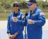 Die NASA-Astronauten Butch Wilmore und Suni Williams kommen zum ersten bemannten Raumflug von Boeing in Florida an