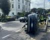Schwerer Unfall in Castel Gandolfo zwischen Audi und Jeep: Die Feuerwehr von Marino intervenierte