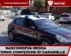 Afragola – 20-Jähriger aus Secondigliano versteckte Drogen in Süßigkeitenverpackungen und wurde verhaftet