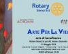 ART FOR LIFE Rotary Siena Est Wohltätigkeitsauktion zugunsten der Hämatologieabteilung der AOUS