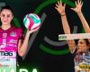 Die zentrale Spielerin Chiara Salvatori kommt bei Trasporti Pietro Bressan Offanengo – Frauen-Serie-A-Volleyballliga an