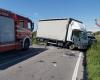 Kollision zwischen einem Transporter und einem LKW: Tödlicher Unfall in der Viale Lombardia in Parabiago
