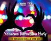 Sanremo, 11. Mai Eurovision Party mit dem Bürgermeisterkandidaten Gianni Rolando