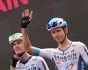 Giro d’Italia 2024, ein guter Antonio Tiberi auf der unbefestigten Straße. Nun folgt die Zeitfahrprüfung zum Aufstieg in der Rangliste