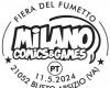 Zwei philatelistische Stempel für Milano Comics&Games