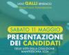 Samstag, 11. Mai, Vorstellung der Kandidaten der Koalition „Manfredonia 2024“ für den Bürgermeister von Ugo Galli
