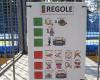 Neue Beschilderung im Pertini Park: Informationen werden durch Symbole weitergegeben