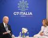 G7, 40-minütiges bilaterales Treffen zwischen Biden und Meloni: was sie einander sagten