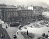Trolleybusse, verschwundene Gebäude und kunstvolle Blumenbeete: Vintage-Como in Schwarz-Weiß im Dossier des ehemaligen Hotels San Gottardo