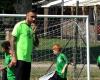 Über 60 Kinder im Tressa Summer Camp. Testimonial ist Siena Calcio-Kapitän Tommaso Bianchi