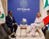 G7-Gipfel, bilaterales Treffen Meloni – Adesina (Präsidentin der Afrikanischen Entwicklungsbank), die gemeinsame Pressemitteilung