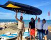 Windsurfen, das neue Zentrum des Champion Andrea Papa in Montesilvano eingeweiht