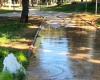 Andria, die überflutete Stadtvilla: eine öffentliche Verschwendung wegen Idioten. Es wird nach den Verantwortlichen für die Schäden an der Bewässerungsanlage gesucht