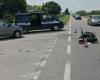 Monselice, Unfall auf der Rovigana-Straße. Motorradfahrer von Auto überfahren: In ernstem Zustand ins Krankenhaus eingeliefert
