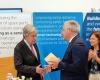 Treffen zwischen Antonio Guterres, Fabio Pollice und einer Delegation von UniSalento