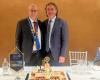 Rotary Club Lucca Giacomo Puccini, der neue Präsident Andrea Boni tritt sein Amt an