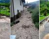 Erdrutsche in Grigno, etwa zehn Familien evakuiert: Inspektion durch Techniker, es wird daran gearbeitet, die Straßen von Trümmern zu befreien