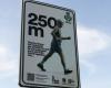 „1 km pro Tag in Ihrer Gemeinde“: Die Schilder zur Förderung des Fußgängerwegs für körperliche Aktivität sind fertig