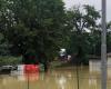 Schlechtes Wetter, ein Toter in der Gegend von Parma bei der Überschwemmung des Termina-Wildbachs