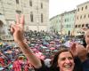 Perugia, Vittoria Ferdinandi, erste Bürgermeisterin der Stadt. Auf der Piazza IV Novembre: „Sehr hohe Emotionen“ – Corriere dell’Umbria