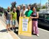 Velletri, Unterschriftensammlung gegen die Verbrennungsanlage Santa Palomba beim Bankett Europa Verde. Die Worte von Sergio Andreozzi